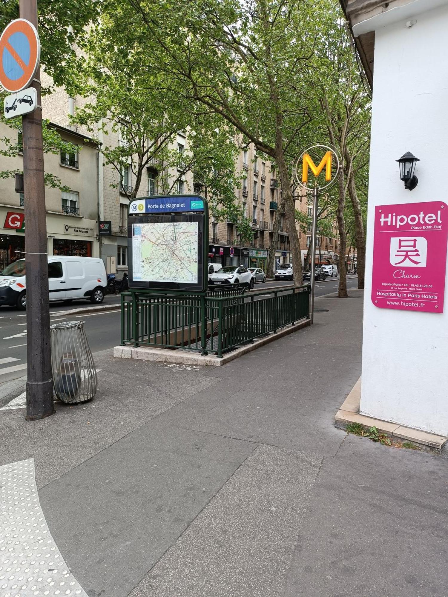 Hipotel Paris Belgrand Mairie Du 20Eme Dış mekan fotoğraf